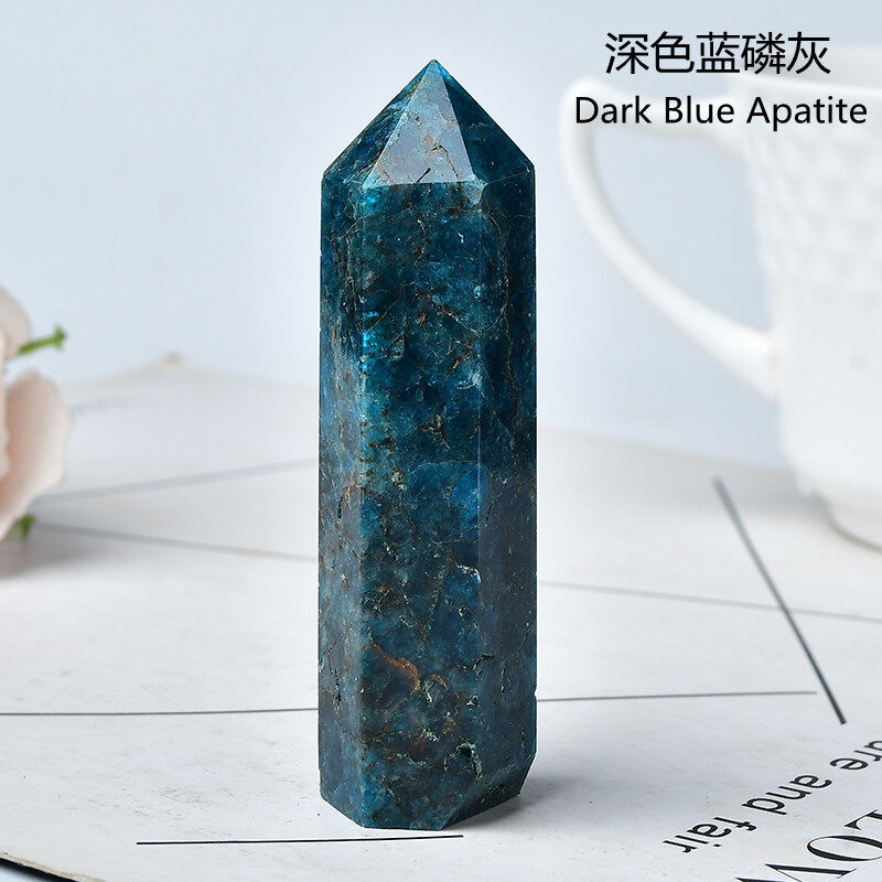 70-80mm tinh thể tự nhiên lăng kính lục giác một đầu nhọn cột, vật liệu khác nhau, tinh thể đá thô, kích thước lớn