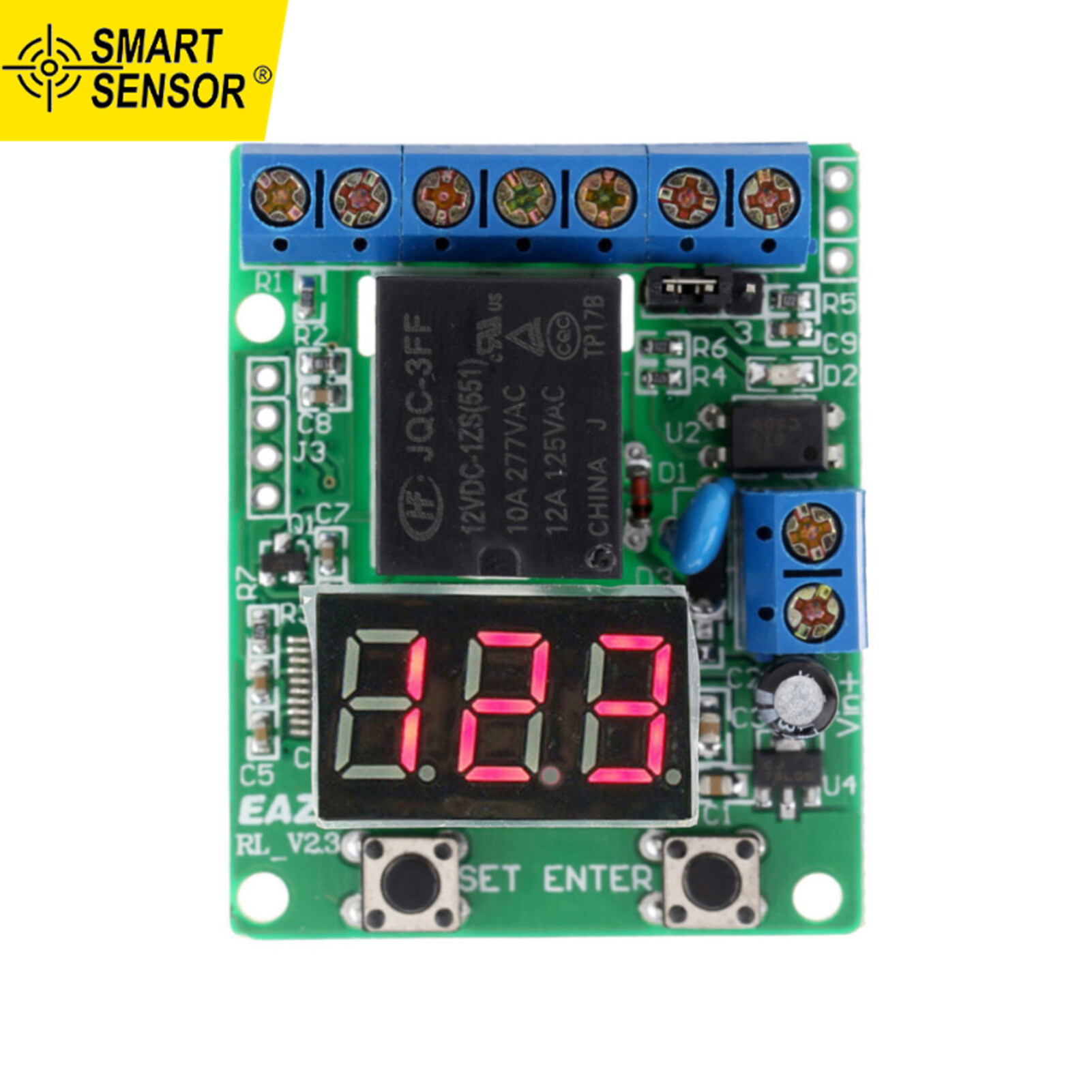 Smart sensor ct 1.1 counter controller module counter kit module circuit board 0~999 counting range 12v/24v