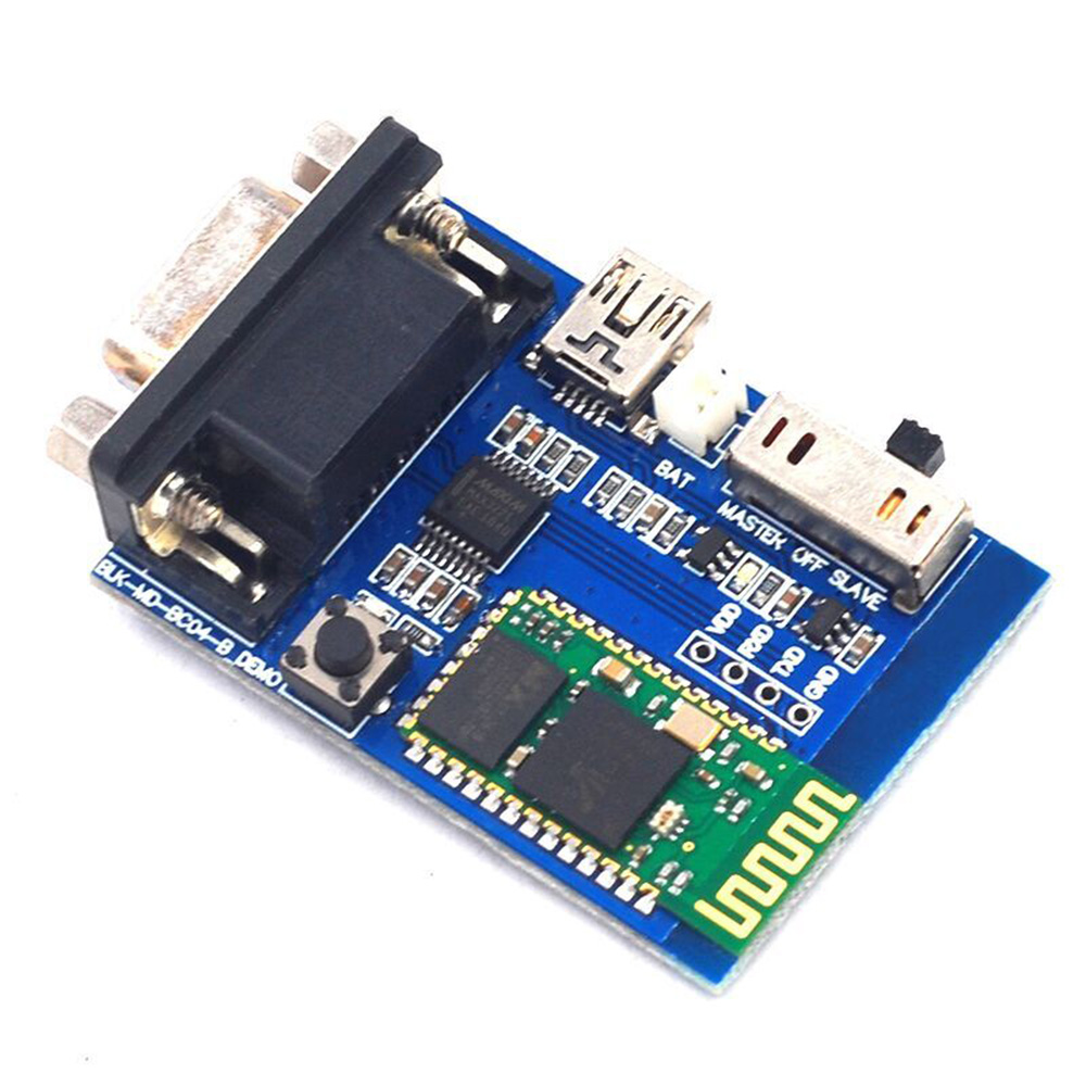 Original AideepebnBC-04 Bluetooth Serial Port Module Demo Version Wireless Serial Communication Wireless Serial Port RS232 Data Transmission Module