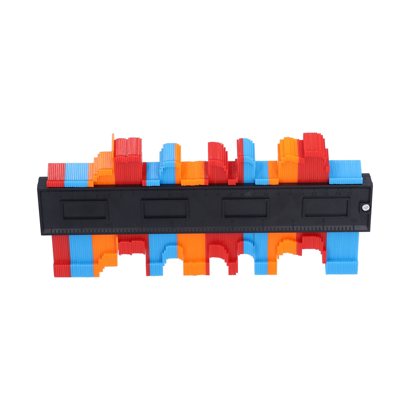 Contour Gauge Tool Irregular Shape Duplicator Welding Woodworking Tracing Multi Colour 26cm