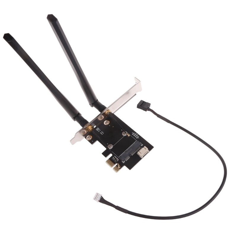 Mini pci-express to pcie x1 for mini pci-e wifi adapter desktop converter