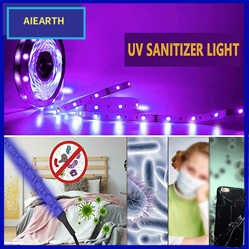 Aiearth-Thương Hiệu Mới UV UVC Diệt Khuẩn Khử Trùng Thanh Đèn Đèn Dây Led Tinh Khiết Vật Lý Khử Trùng Đèn Điều Khiển Từ Xa Áp Dụng Cho Giày Tủ Tủ Quần Áo Nhà Bếp Nhà Vệ Sinh