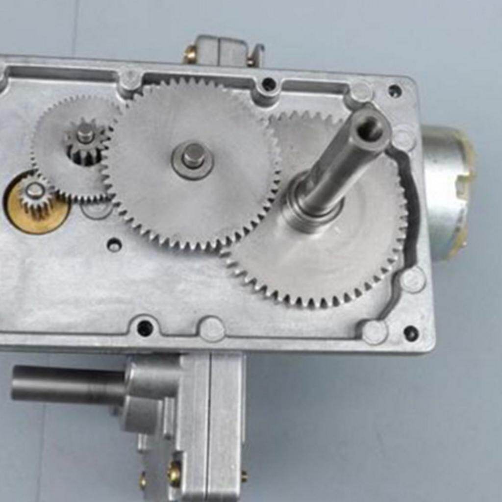 HILABEE 555 Metal Gear Speed Reducer 12V-24V DC Gear Motor