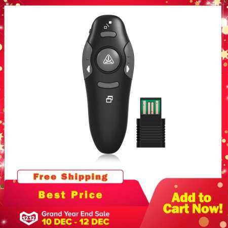 ซื้อเลยเดี๋ยวนี้ BGD 2.4 เมาส์ไร้สาย PowerPoint Presenter การควบคุมระยะไกล RF
เลเซอร์ปากกาพอยน์เตอร์ ส่งมอบความสุข