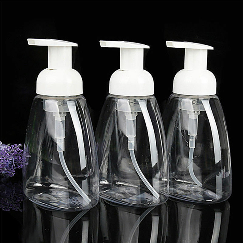 [Cutewomen2020] 250/300ml nhựa trong tạo bọt Chai Xà phòng lỏng Whipped Mousse Lọ dạng lăn dầu gội Lotion Gel tắm xịt bọt chai