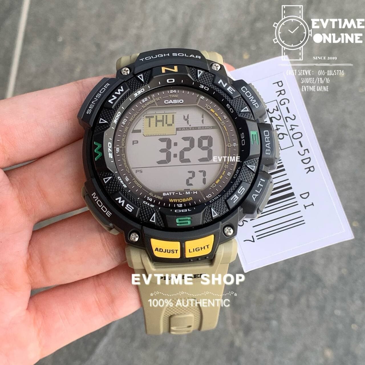 贈答品 CASIO プロトレック PRG-240 ecousarecycling.com