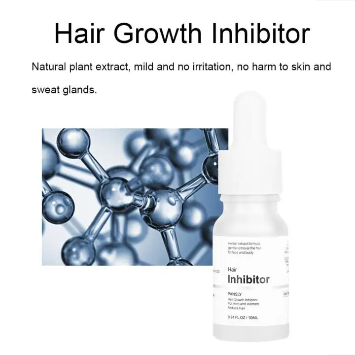 10ml Natural Plant Extract Hair Growth Inhibitor Repair Serum For