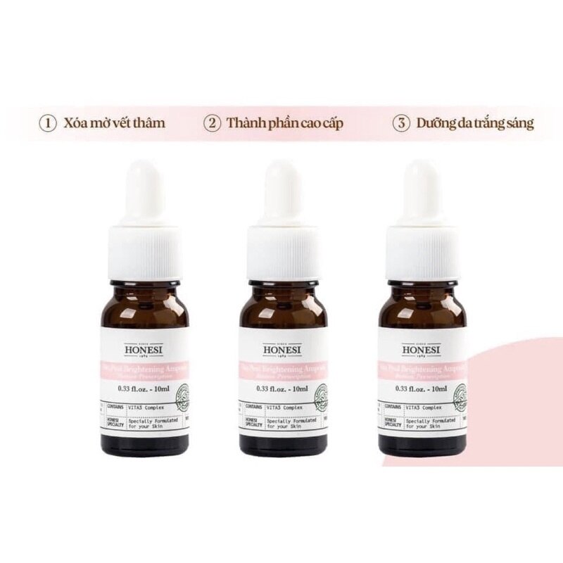 HONESI Serum chính hãng TRẮNG DA HÀN QUỐC ( Tách Set 1 Lọ )