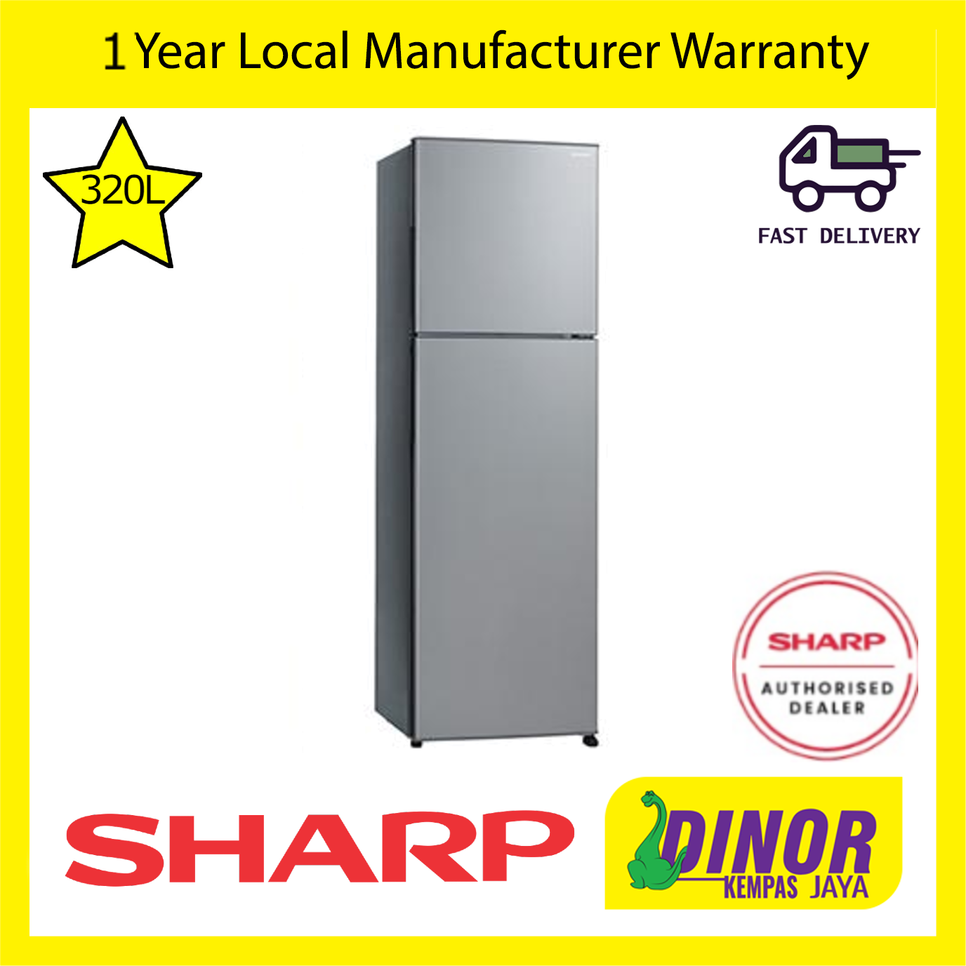 sharp sj325mss