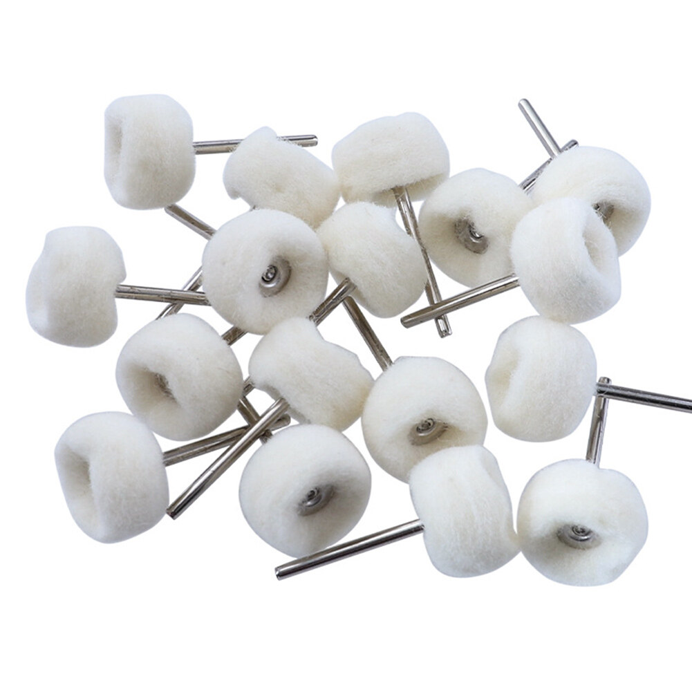 3mm Shank Wool Polishing Abrasive Brush Grinding Buffing Wheel Hand Tools