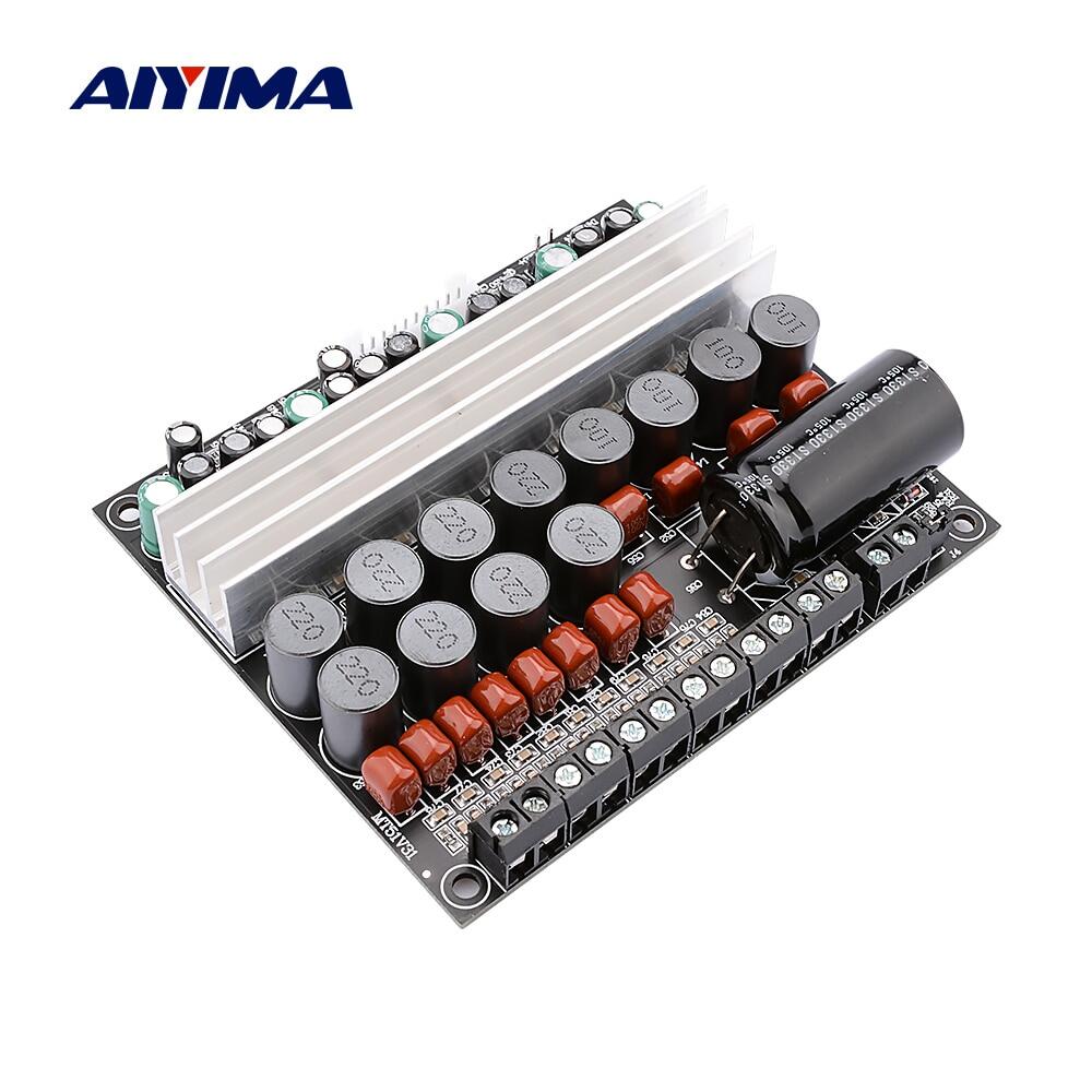 Aiyima tpa3116 power amplifier audio amp 6 digital sound amplifier 50w2 diy 5.1 home t pc decoder dvd car
