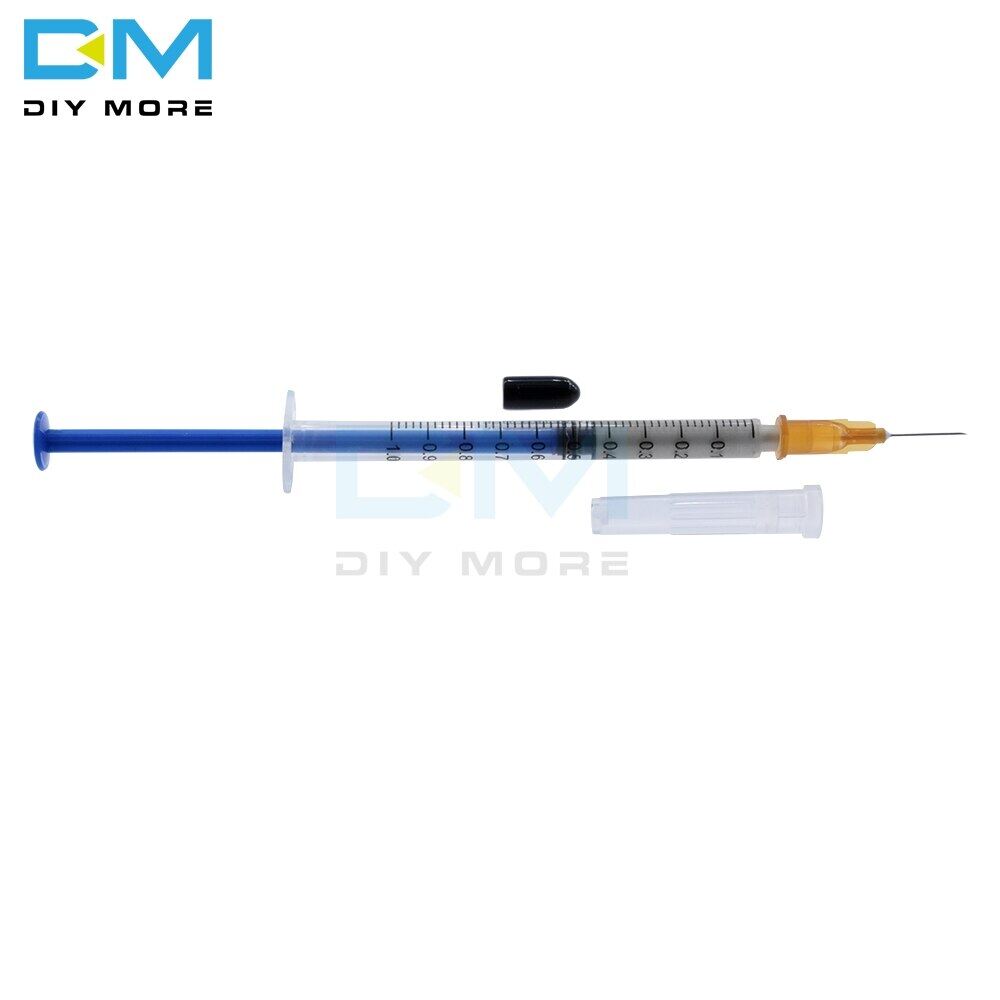 Original diymore 0.2ML 0.25ML 0.3ML 0.5ML Disposable Silver Conductive Glue Wire Electrically Paste Adhesive Paint PCB Repair For Electronic