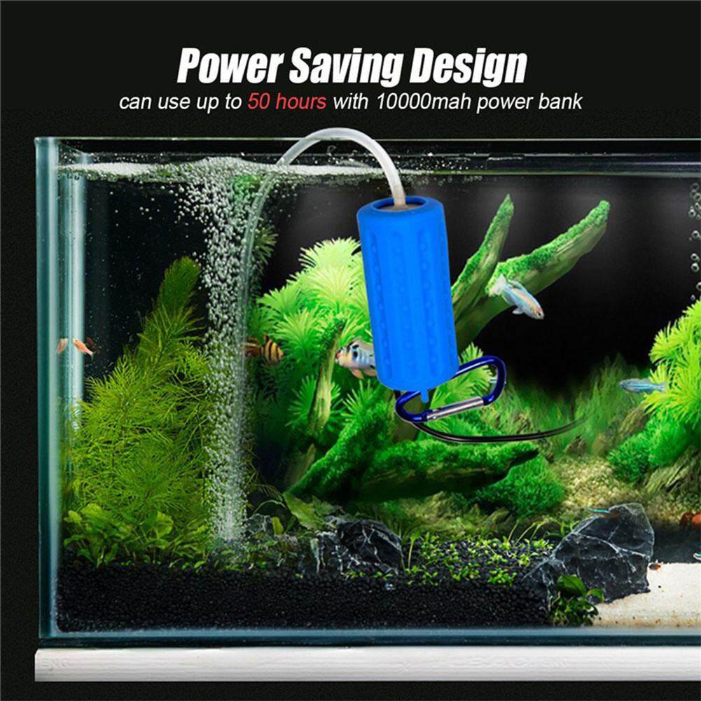 Usb Mini Portabel Aquarium Tangki Oksigen Ikan Pompa Udara Bisu