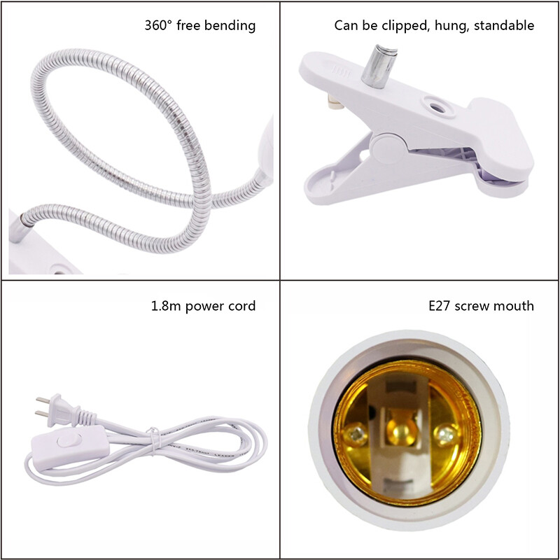 Đui Đèn Led  Thông Dụng Gắn Vít E27 Phụ Kiện Đui Đèn