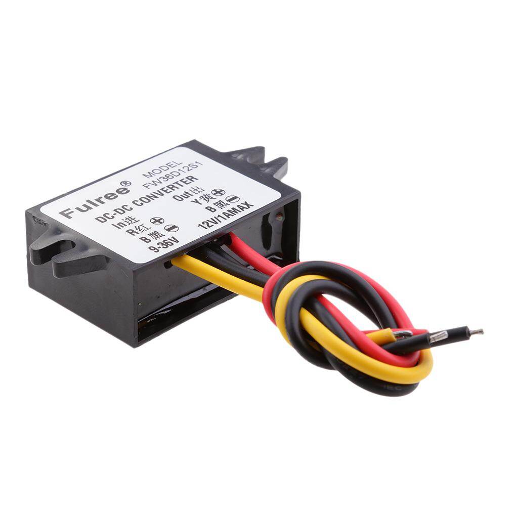 Lazarastores bộ chuyển đổi mô đun điều chỉnh điện áp buck dc12v/24v sang dc 12v 1a