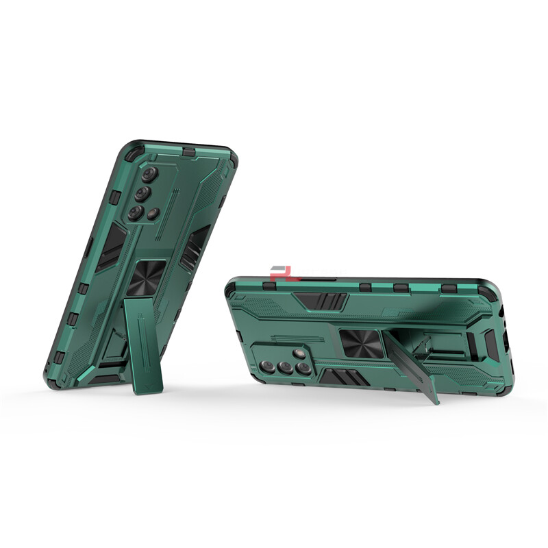 PlusCase for OPPO A95 4G A74 4G Case Shockproof Kickstand Armor Camera Lens Protector Hard Back Cover
