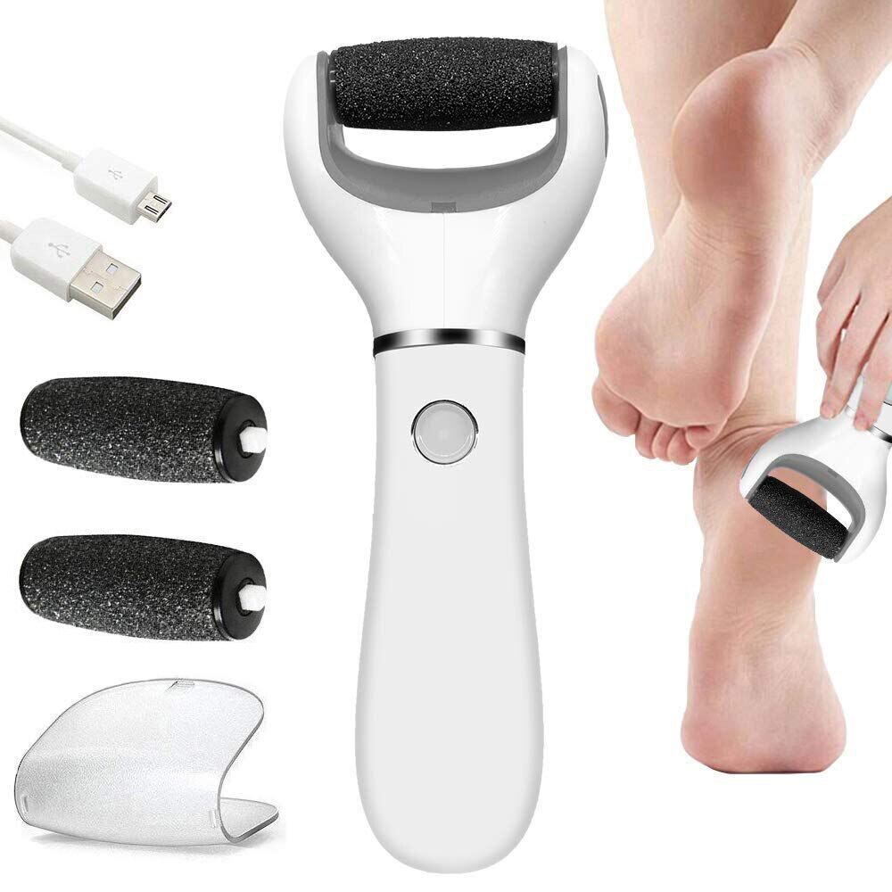Electric USB Rechargeable Foot Grinder Heel File Grinding Exfoliator Pedicure Machine Foot Care Tool Grinding File Dead Skin