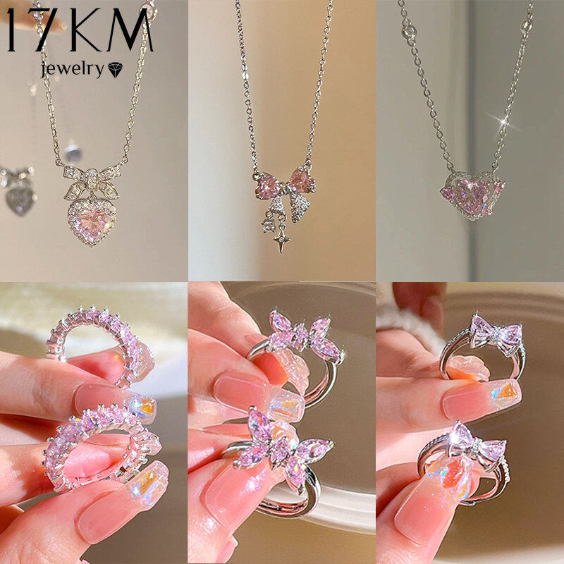 Birthstone Birthflower Necklaces For Women 14K Gold Cherry Blossom Pendant Necklace March Birth