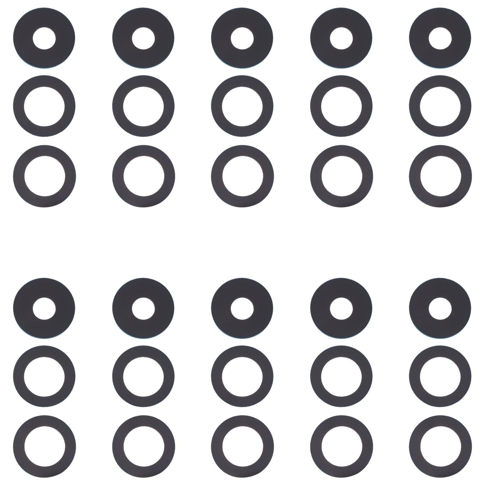10 pcs back camera lens for oppo reno6 4g / reno6 5g / reno6 z