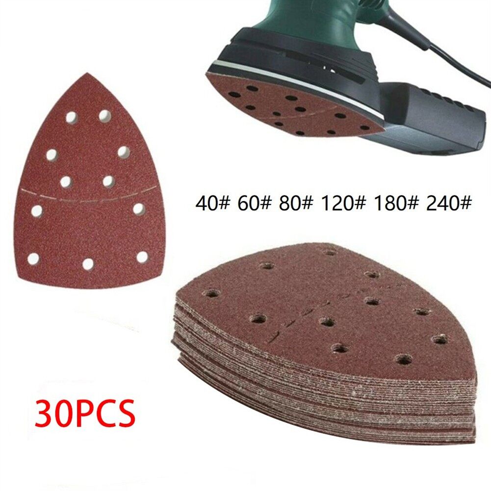 Sandpaper Sanding Sheets Polishing Leather Grinding 152*105mm Reddish Brown