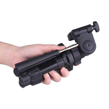 Portable Lightweight Tabletop Mini Tripod with Pan Tilt Head Max. Load 4.5kg for Nikon Canon Sony DSLR