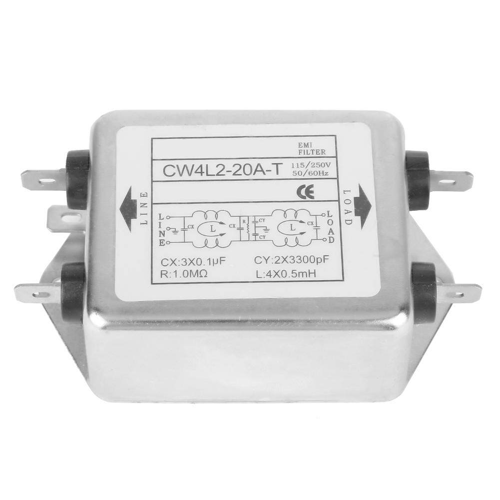 Universal 115V/250V Emi Filter Terminal Power Line Filter Power Wire Filter for Mechanical Equipment