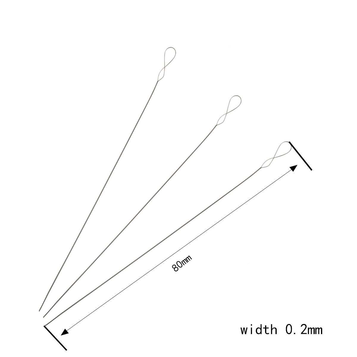 1PC Stainless Steel Big Eye Beading Needles Easy Thread String Cord Pins For Beads DIY Jewellry Making Tools Sewing Accessories