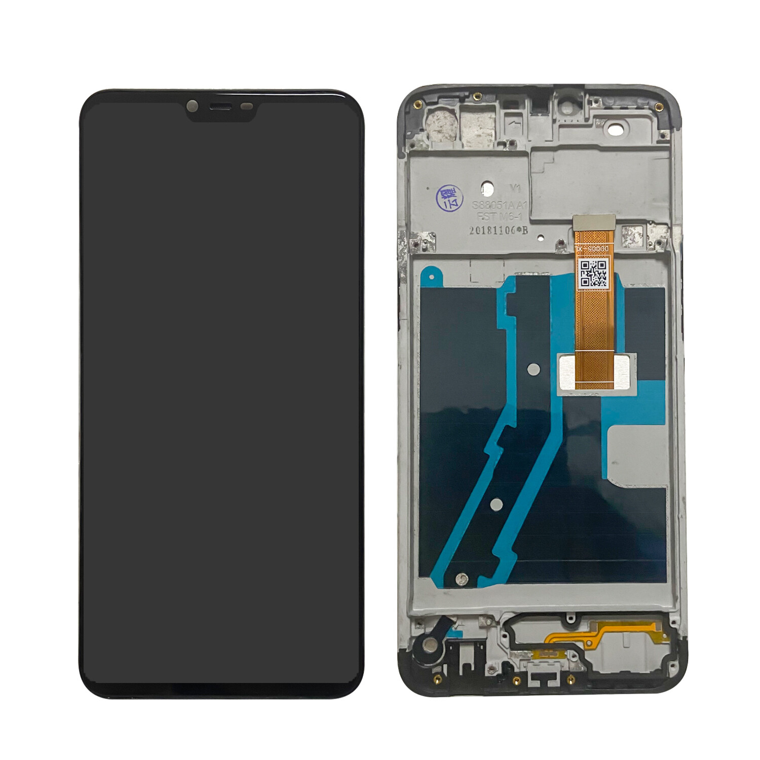 LCD ban đầu cho Oppo A5/AX5/A3S cph1803 cph1809 cph1851 pbam00 hiển thị bộ linh kiện số của màn hình cảm ứng Bộ phận thay thế