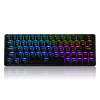 GEEK GK64 64 คีย์สวิตช์ Gateron Hot Swappable CIY SWITCH RGB backlit เชิงกลคีย์บอร์ดเล่นเกม - สีน้ำตาล/สีแดง/Blue SWITCH