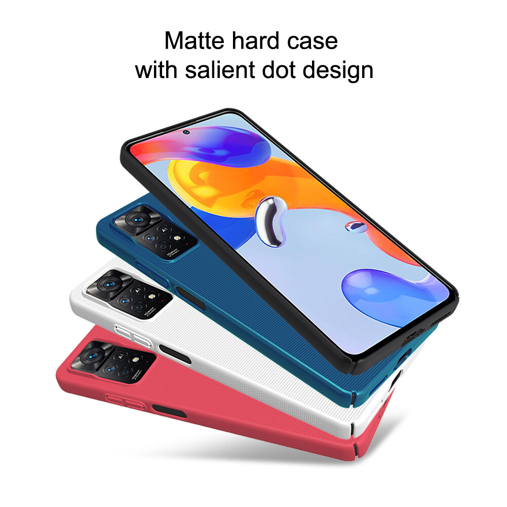 Nillkin Hard PC Case for Xiaomi Redmi Note 12 Pro 4G Note 11 Pro Note 11 Pro 5G Note 11E Pro 5G Phone Cases Luxury Frosted PC Hard Protection Back Cover