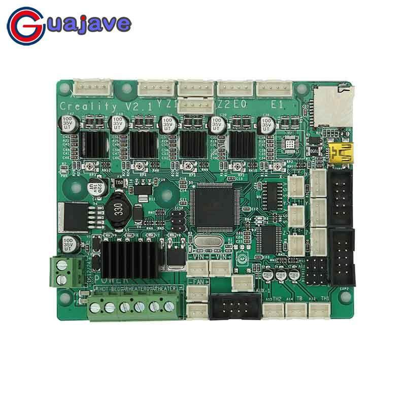 Guajave 2018 Upgrade Papan Utama Pengontrol Papan Utama V2.1 untuk 3D Printer Creaity CR-10S