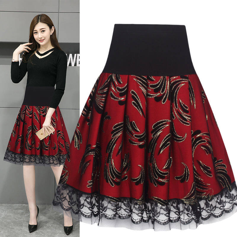 red plus size dress pants