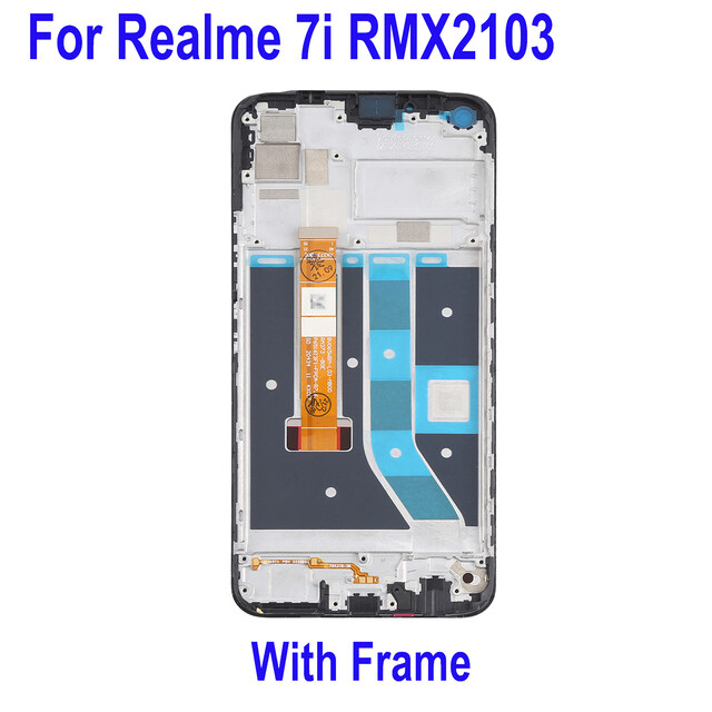 100% thử nghiệm cho OPPO Realme 7i RMX2103 Màn hình LCD Màn hình Màn hình cảm ứng linh kiện thay thế cụm Bộ số hóa