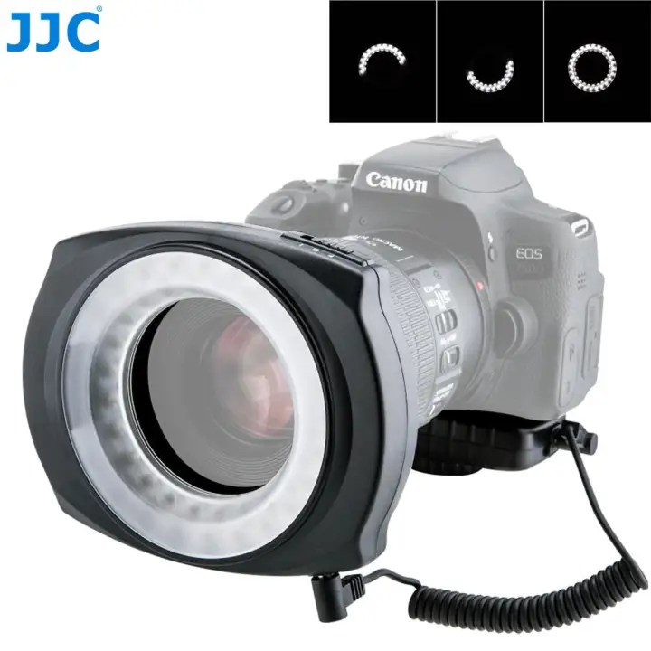 Original Jjc Camera Led Flash Left Right Half Whole Video Speedlite Macro Ring Light For Canon 5d3 5ds 5d4 80d 77d 800d Nikon D70 D750 Lazada Ph