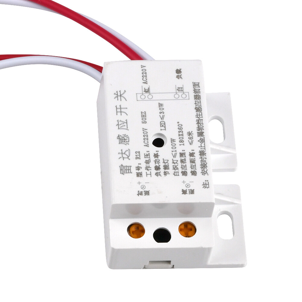 220V Auto Infrared Body Motion Sensor PIR Sensing Switch Microwave Radar Sensor
