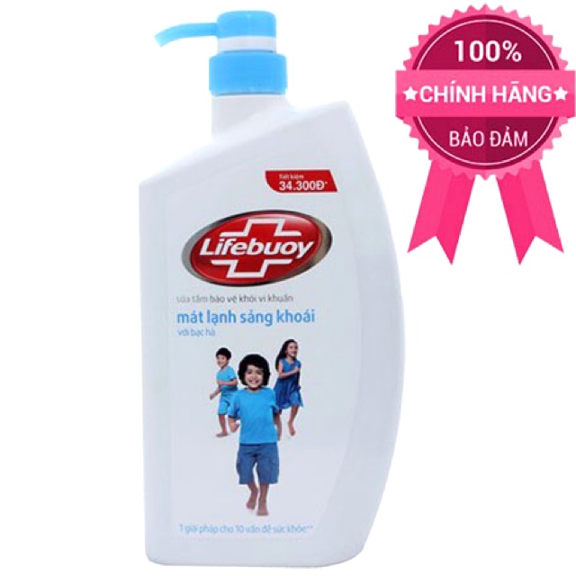 ??Sữa Tắm Lifebuoy mát lạnh sảng khoái - 850g