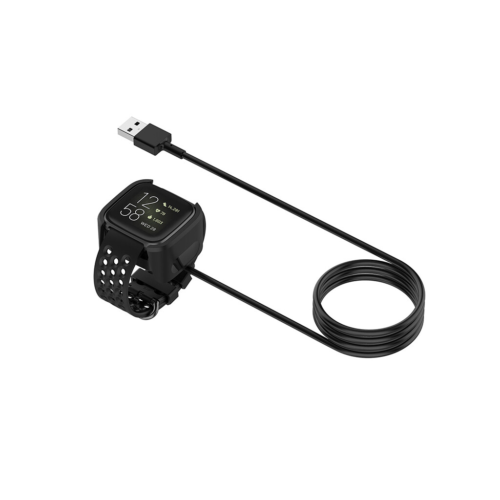 Bộ sạc nhanh cổng USB Cáp đế sạc Giá đỡ điện thoại cho Fitbit Versa 2 cho thông minh W
