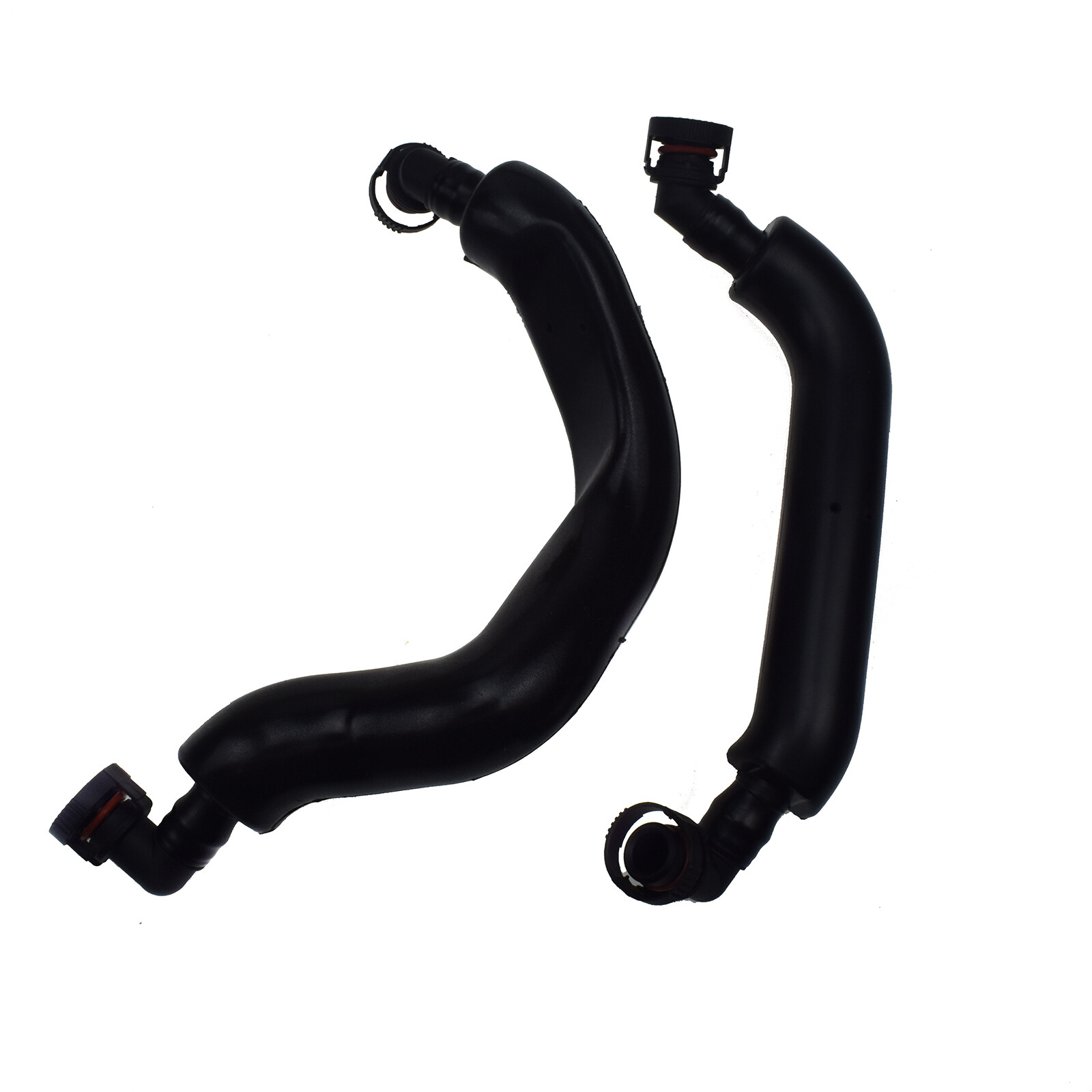 New breather hoses set of 2 driver & passenger side 11617547185,11617547186 for 545 645 745 coupe pair