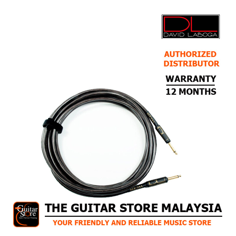 David Laboga DL Metal Series High End Custom Guitar Cable 15FT Malaysia