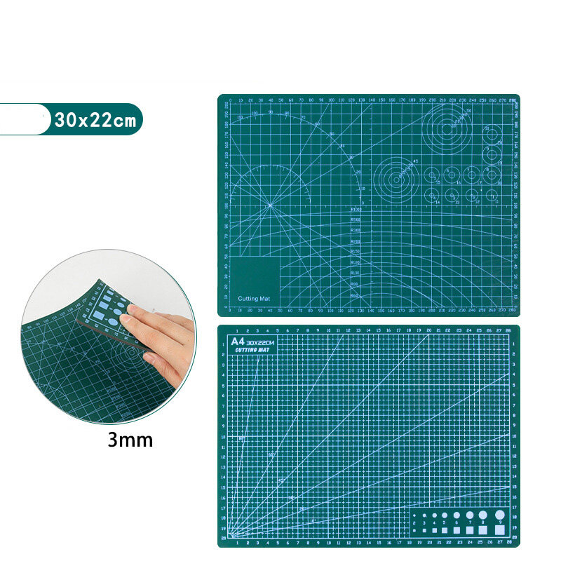 FS Cutting mat A1/A2/A3/A43mm thickened double-sided scale handmade model table mat