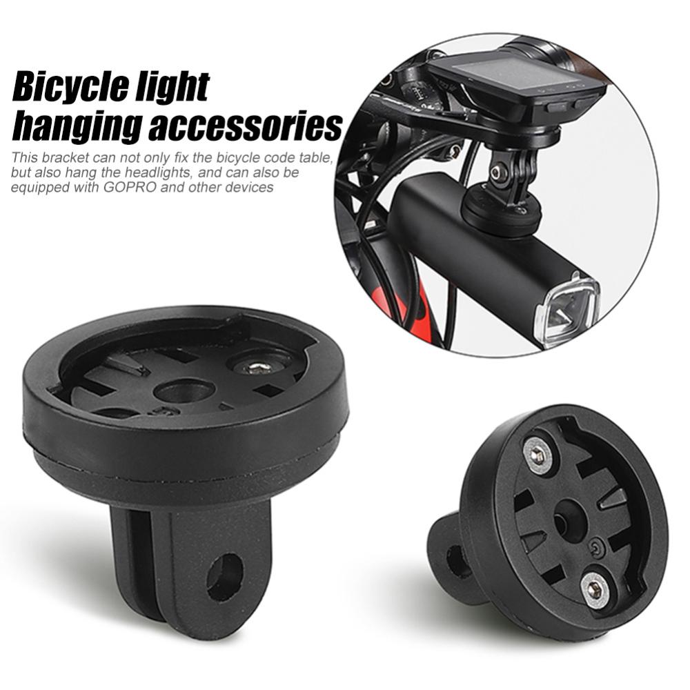 Bicycle Light Mount Multifunctional Bike Computer Holder Connecting Base Adjustable Angle for Gopro Connecting Seat