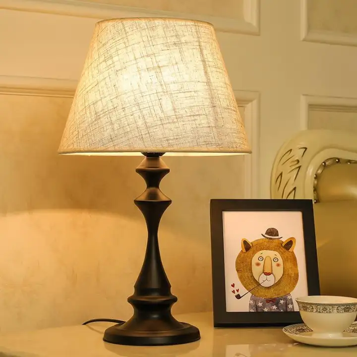 American Country Style Table Lamp Bedroom Bedside Nordic Table Lamp Bedroom Bedside