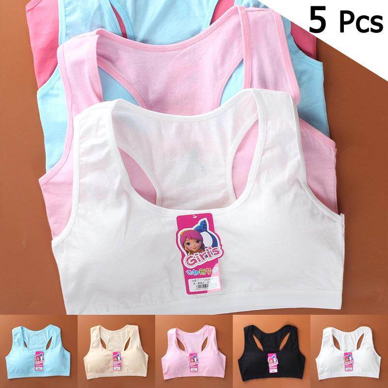 Nơi bán Bộ 5 Tuổi Teen Quần Lót Cho Bé Gái Trẻ Em Bé Gái Chăn Ren Không Dây Đào Tạo Trẻ Áo Ngực Dành Cho Trẻ Em Và Thanh Thiếu Niên Tuổi Dậy Thì Quần Áo