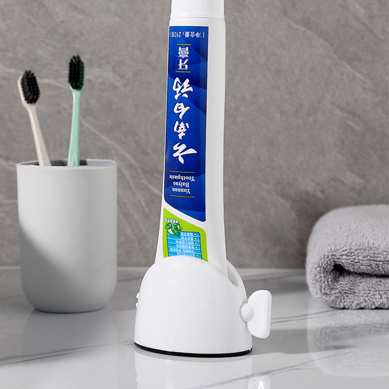 1 Cái Phụ Kiện Phòng Tắm Mới Kem Đánh Răng Ép Kem Đánh Răng Dispenser Ống Ép Sữa Rửa Mặt Báo Chí Cán Chủ Cho Trẻ Em