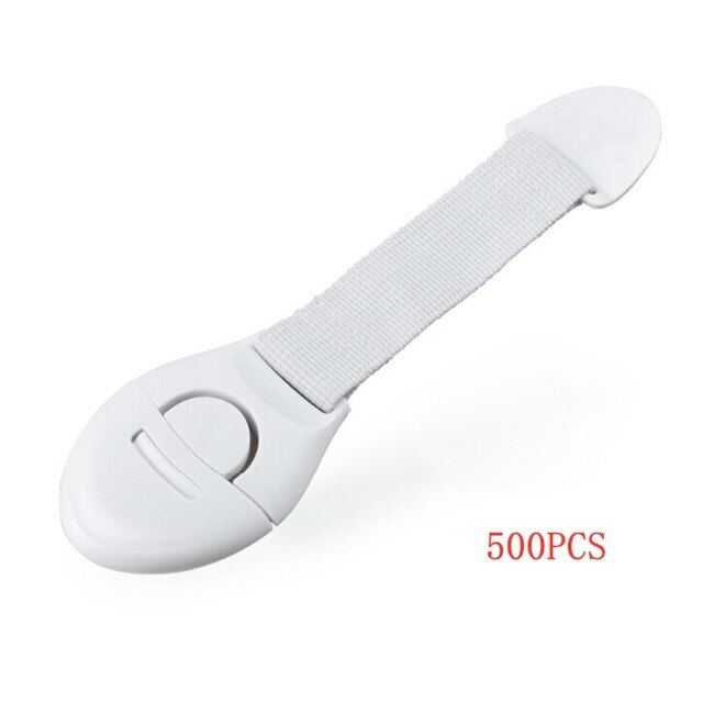 ขายส่ง500PCS เด็กลิ้นชักตู้เย็นประตูตู้ล็อคความปลอดภัย