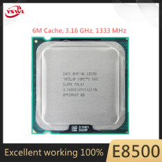 Bộ Xử Lý Intel Core 2 Duo CPU E8500 Chính Hãng (Bộ Nhớ Cache 6M, 3.1 GHz,1333MHz) Ổ Cắm 65W LGA 775 Cho Máy Tính Để Bàn Máy Tính Để Bàn G41 G31 P45 Vv