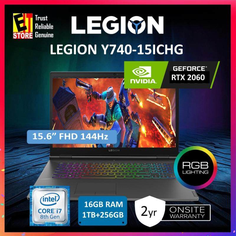 LENOVO LEGION Y740 GAMING LAPTOP 81HE007EMJ (I7-8750H /16GB /1TB+256GB SSD/6GB NVIDIA RTX 2060 /15.6 FHD /RGB KEYS /W10/2YRS (Y740-15ICHG) Malaysia