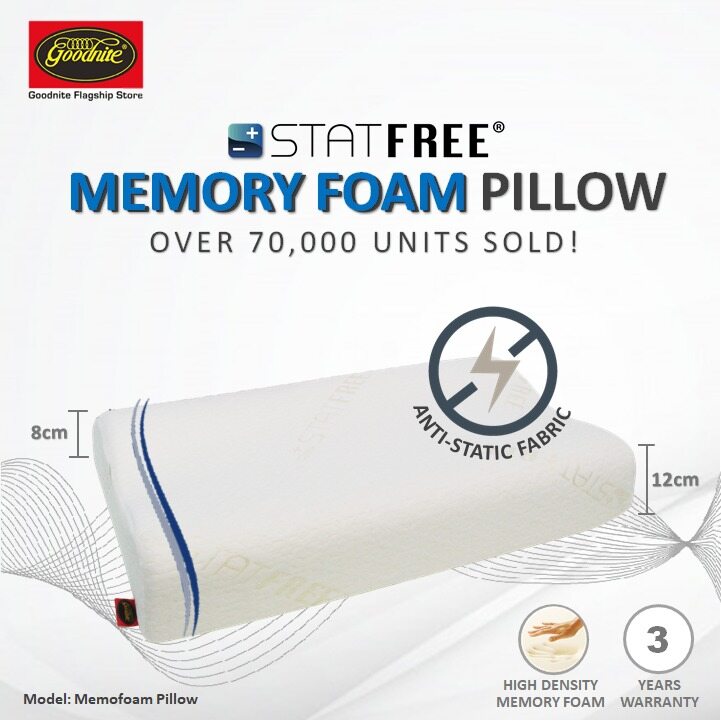 goodnite memory foam pillow