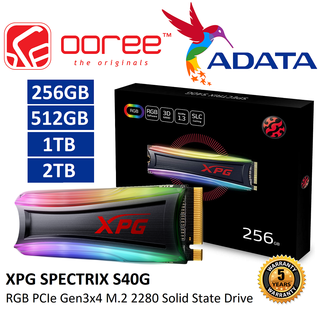 Adata Xpg Spectrix S40g Xpg S40g Rgb 512g Spectrix S40g Xpg