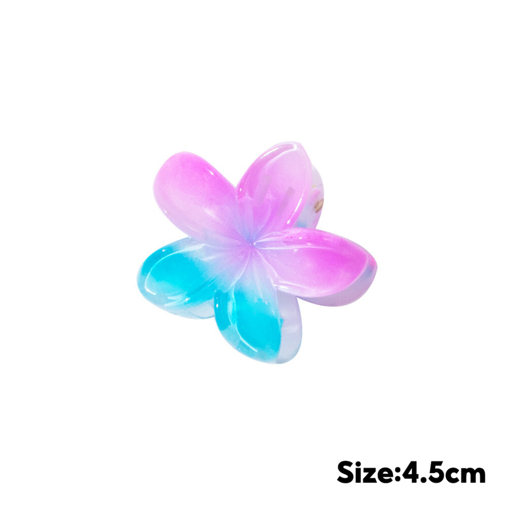 Korean Style Creative Flower Clasp Clip Cute Hair Clip Shark Clip Hair Clip Personalized Hair Clasp Head Jewelry A HELLO GIRL